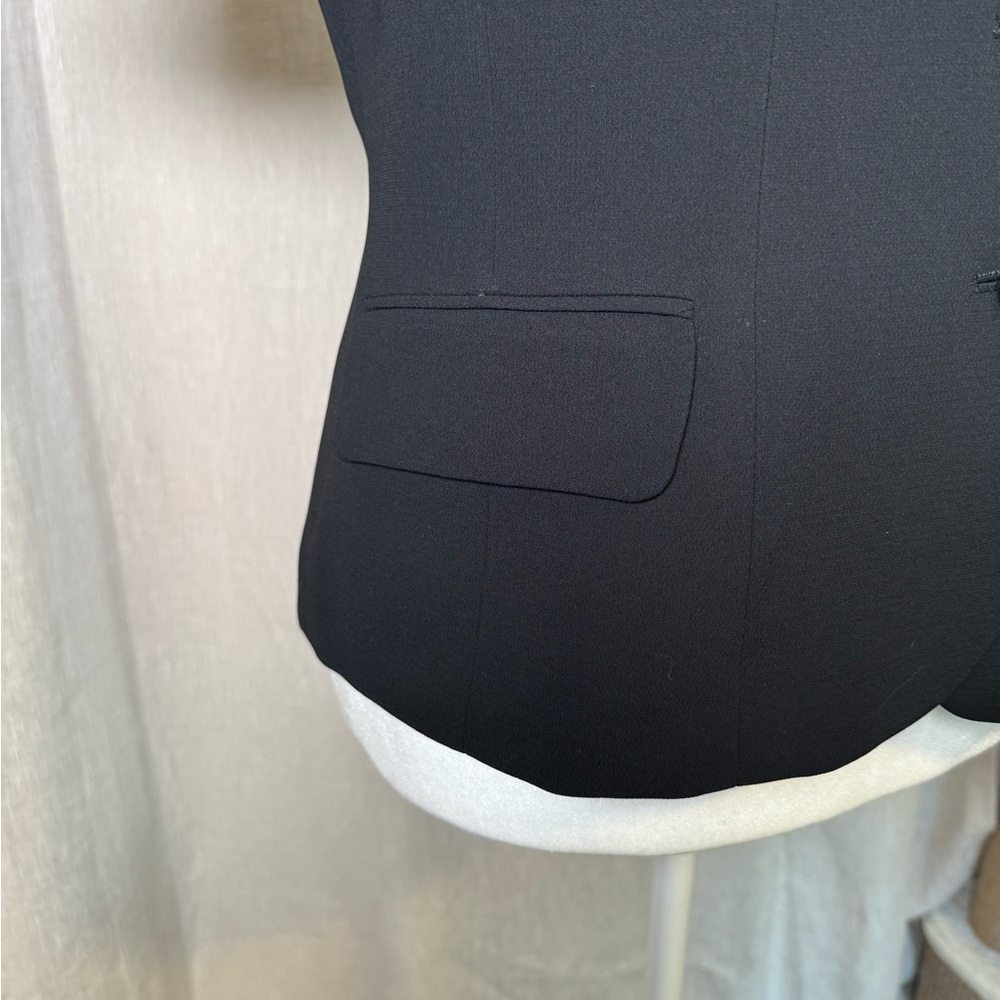 Jones Studio Black Blazer Short Sleeves Professional - Picture 3 of 5